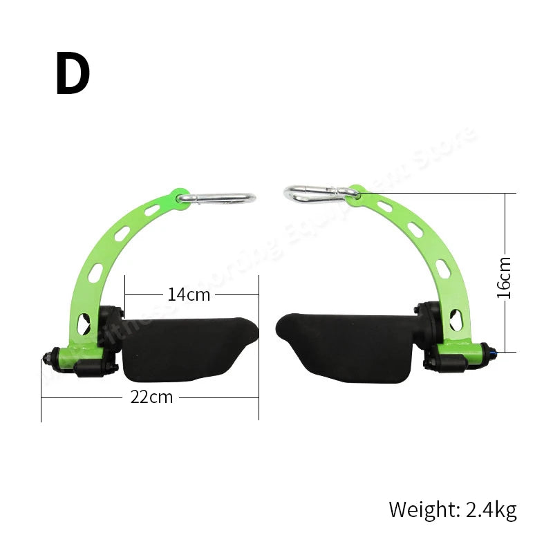 Fitness Lat Pull Down T-Bar Handle, Rowing Rotating V-Bar, Pulley Cable Machine Attachment Handle Grip, Gym Equipment Back Train