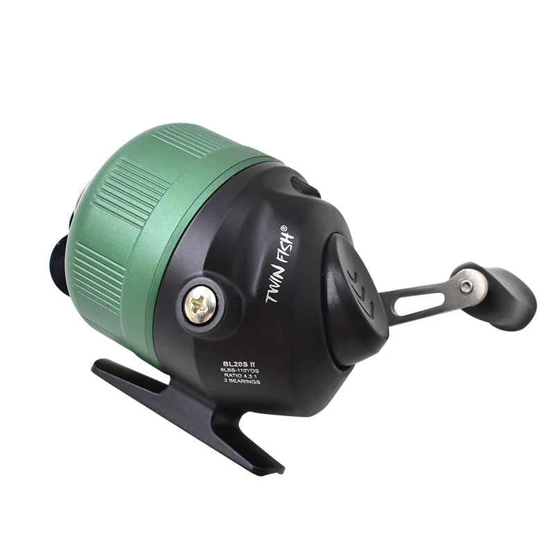 4.3:1 New Arrival Fishing Reel with Shell High Strength Nylon and Matal Gear Slingshot Hunting Fishing Accessories