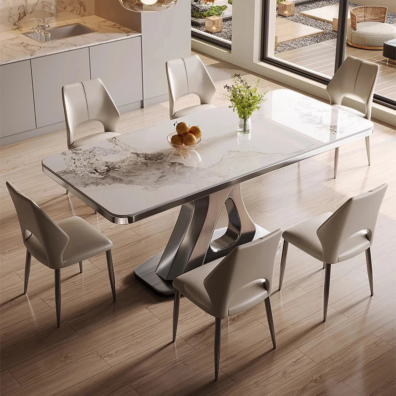 Mobile Restaurant Dining Table Nordic Luxury Living Room Table Lounge Poker Gaming Writing Designer Muebles Kitchen Furniture