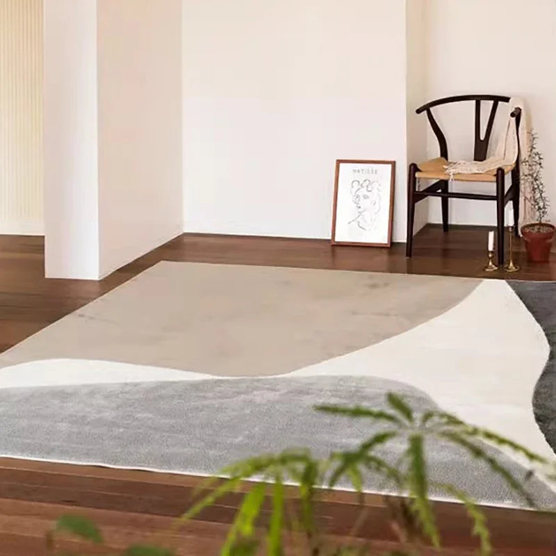 Living Room Carpet Simple Modern Geometric Abstract Art Rug Soft and Comfortable Bedroom Rugs Large Size Non-Slip Carpets السجاد