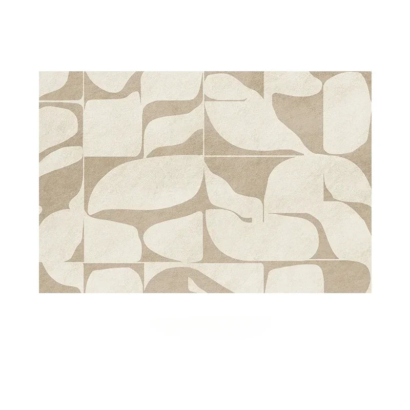 Living Room Carpet Cream Color Abstract Carpet Comfortable Soft Carpet for Bedroom Machine Washable Easy To Clean Rugs Alfombra