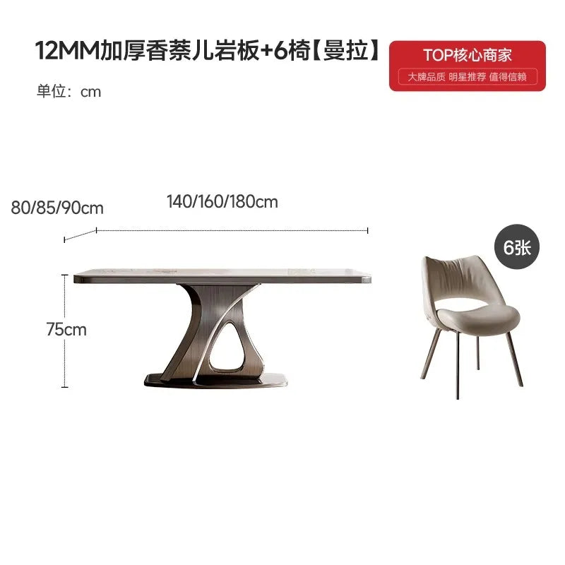 Mobile Restaurant Dining Table Nordic Luxury Living Room Table Lounge Poker Gaming Writing Designer Muebles Kitchen Furniture