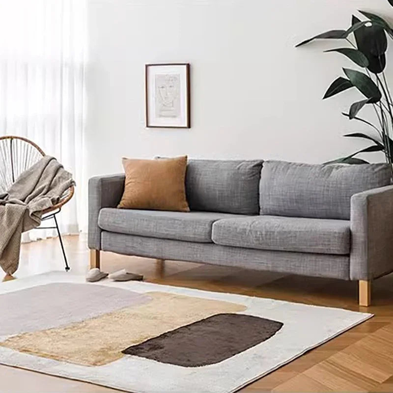 Living Room Carpet Simple Modern Geometric Abstract Art Rug Soft and Comfortable Bedroom Rugs Large Size Non-Slip Carpets السجاد