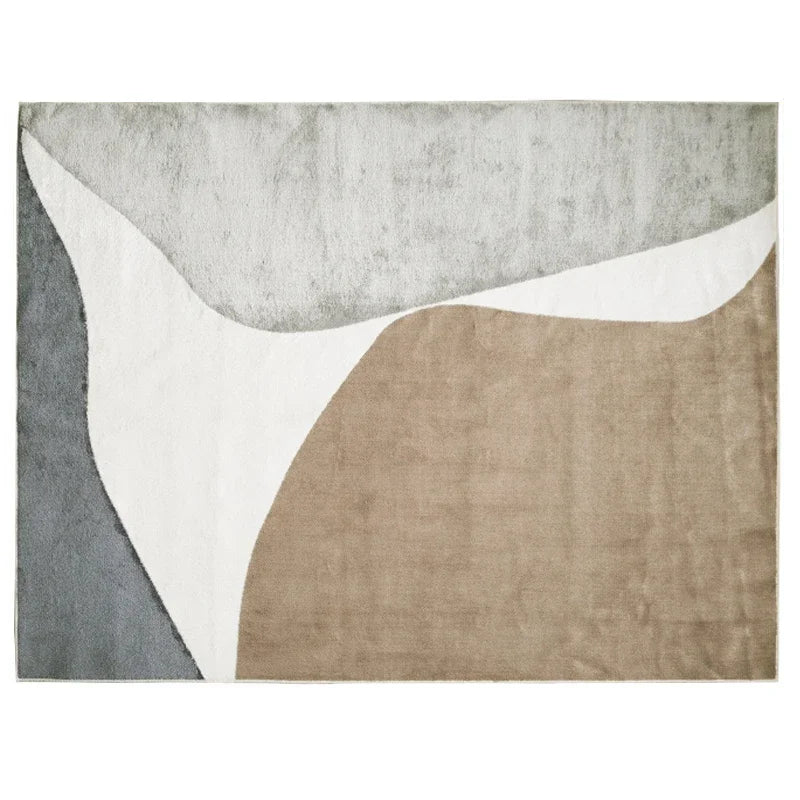 Living Room Carpet Simple Modern Geometric Abstract Art Rug Soft and Comfortable Bedroom Rugs Large Size Non-Slip Carpets السجاد