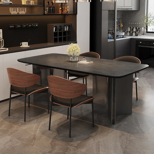 Salon Living Room Dining Table Party Rectangular Luxury Modern Dining Table Kitchen Salon Design Lounge Muebles Hotel Furniture