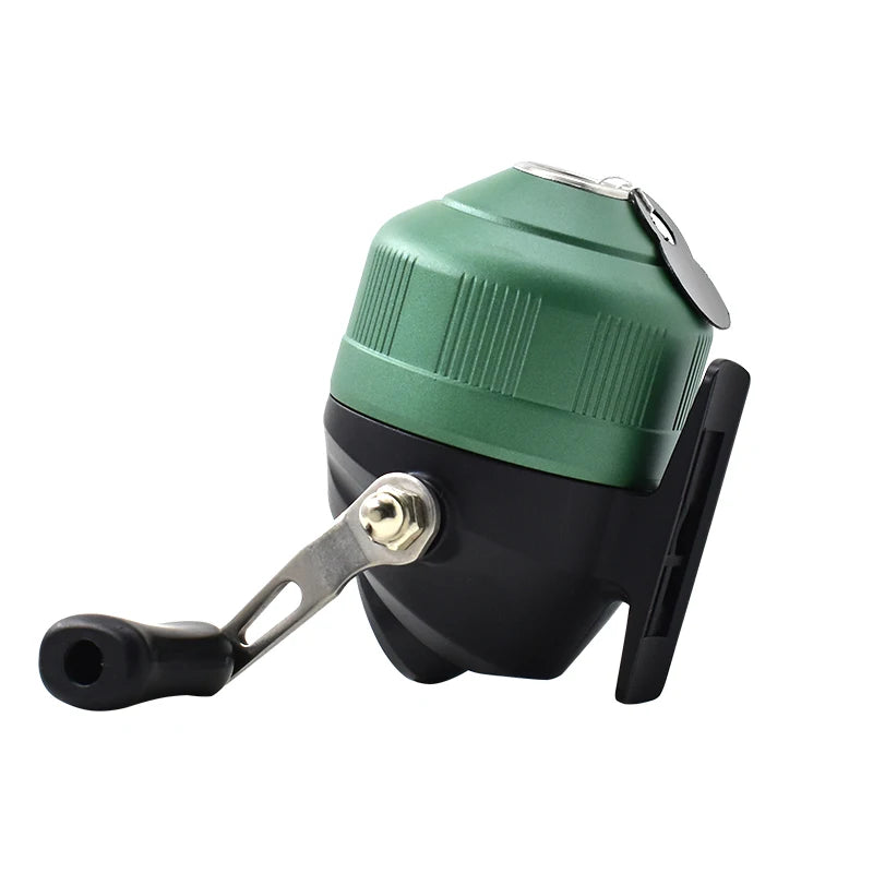 4.3：1 New Arrival Fishing Reel with Shell High Strength Nylon and Matal Gear Slingshot Hunting Fishing Accessories