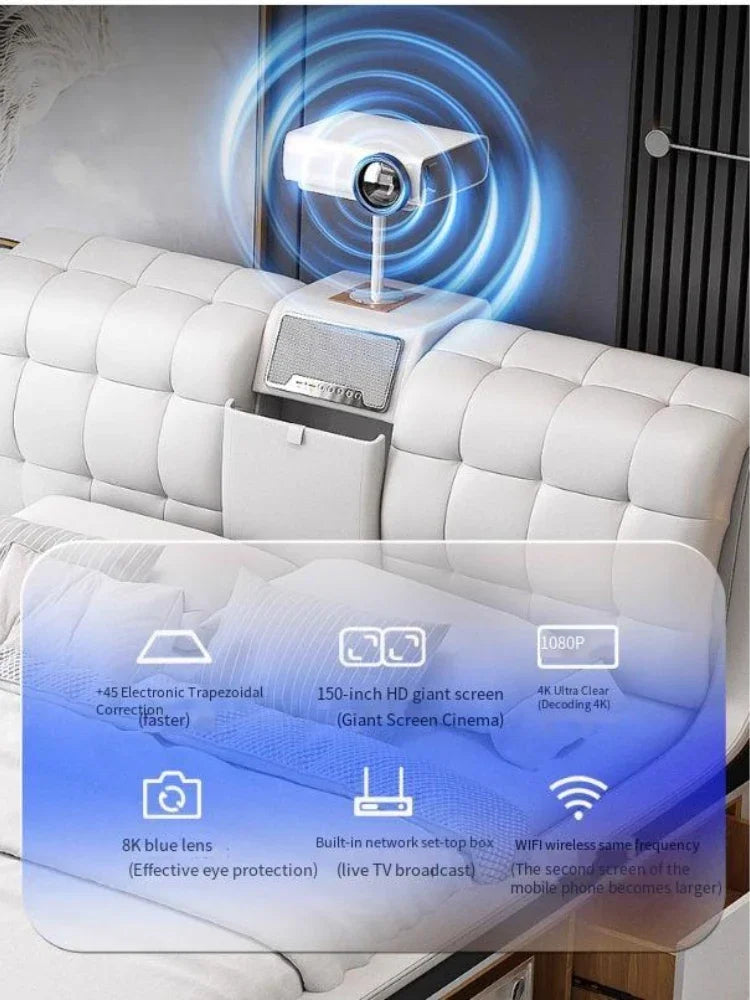 Modern Storage Double Bed Headboard Frame Cameras Twin Double Bed Luxury Wood Space Saving Cama De Casal Furniture For Bedroom