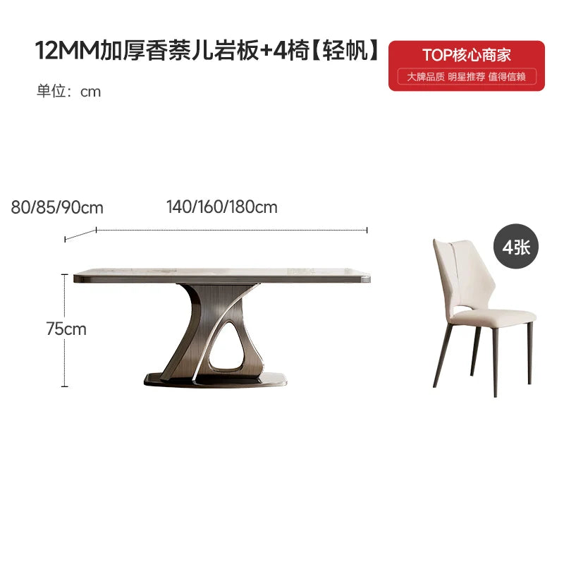 Mobile Restaurant Dining Table Nordic Luxury Living Room Table Lounge Poker Gaming Writing Designer Muebles Kitchen Furniture