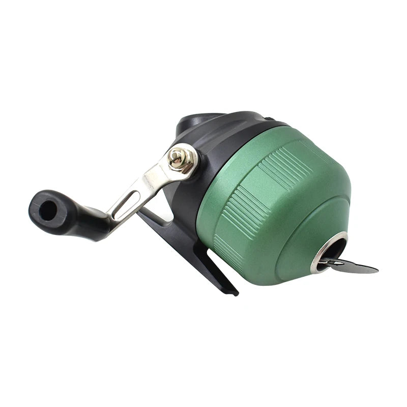 4.3：1 New Arrival Fishing Reel with Shell High Strength Nylon and Matal Gear Slingshot Hunting Fishing Accessories
